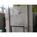 Natural stone polished white onyx slabs luxury marble for bathtub